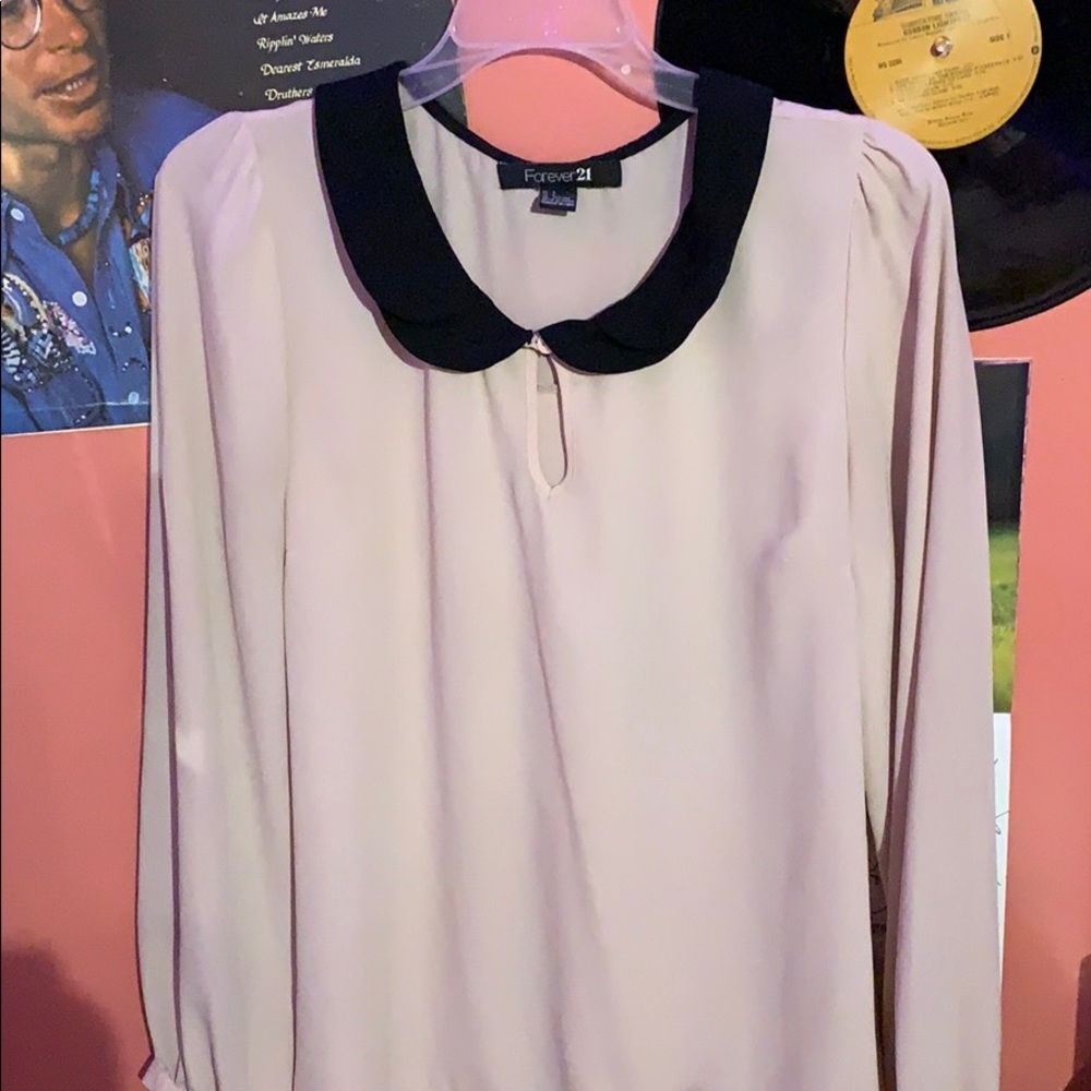 Light Pink Collared Blouse